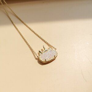 NEW Kendra Scott Elisa Unicorn Gold Drusy Short Necklace